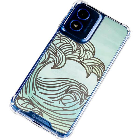 California Big Wave Moto G 5G (2024) Clear Case